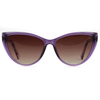 High End Ladies Classic Women Vintage Cat Eye Tac Polarized Lens Acetate Sunglasses