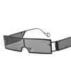 New Small Square Rimmed Piece Sunglasses