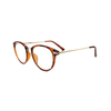 Wholesale Custom Plastic Frame with Metal Eyeglasses Ladies Reading Glasses