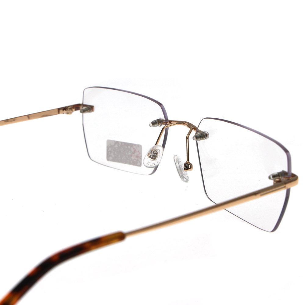 Rectangular Rimless Glasses Frames High Quality Men's Eyewear Eyeglasses Frame