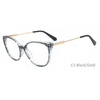DILICN 2023 New TR90 Material Optical Frame round frame opticalframes TR90 and metal hybrid