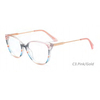 DILICN 2023 New TR90 Material Optical Frame round frame opticalframes TR90 and metal hybrid
