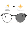 Metal Round Optical Anti Blue Light Blocking Glasses Women Sun Glass Men Photochromic Eyeglasses Frame