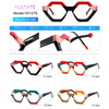 DILICN 2023 New Fashion Acetate Optical Frame Model YD1275 Polygonal frame