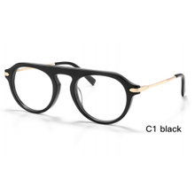 DILICN 2023 New Fashion Acetate Optical Frame Model YD1256 Round frames Beckham's same style