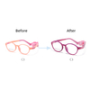 2024 Newest Photochromic Kids Frames Flexible Children Eyeglasses Glasses Frames with Strips
