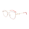 Cat Eye Glasses Metal Optical Frame Unisex Spectacles Frames for Men Women 2024