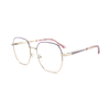 Women Optical spectacle Blue Light Glasses Metal Cat Eye Optical Eyeglasses Frame