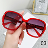 2024 Women's Retro Sunglasses with Large Frame PC Material Oval Style Fashion Trend Sunshade Sunscreen Glasses