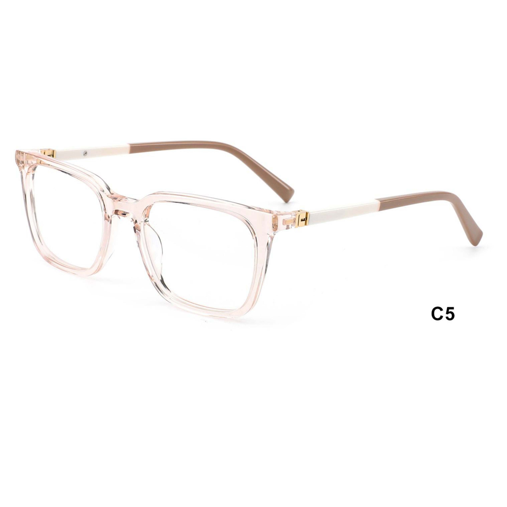 DILICN new acetate optical frame August colorful ladies rectangle frame 360 ​​multi-hinge rotation design, hot new design