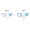 Photochromic Flexible Children Eyeglasses Glasses Kids Frames with Strips