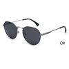 DILICN New Metal Sunglasses Unisex Polarized Retro Round Frame Sunglasses