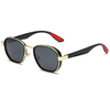 2024 New Retro Steampunk Sun glasses Metal Plastic Sunglasses For Women
