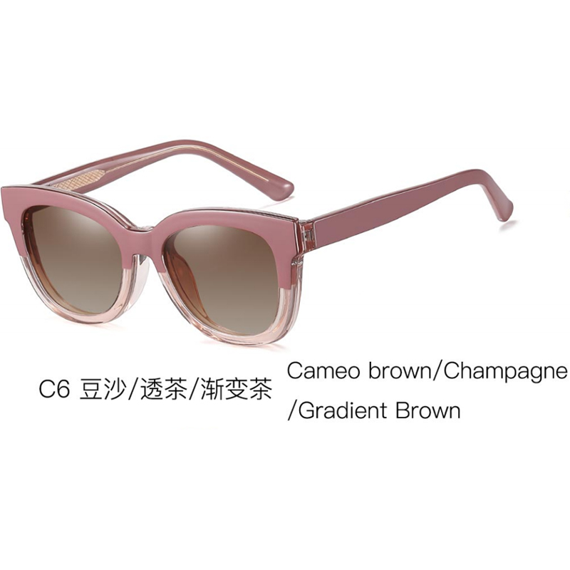 DILICN New 2023 Magnetic Clip Optical Frame, Polarized Lenses, Anti-Blue Light Glasses Fashion Glasses TR Materiale 82041