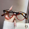 2024 new round frame fashion personality middle-aged and elderly reading glasses for men and women reading glasses