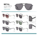 DILICN Metal Sunglasses Double Bridge Pilot Style Fashion Wholesale Hot Sale Men's