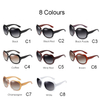 2024 New style big frame sun glasses fashion polarized black oversized sunglasses women