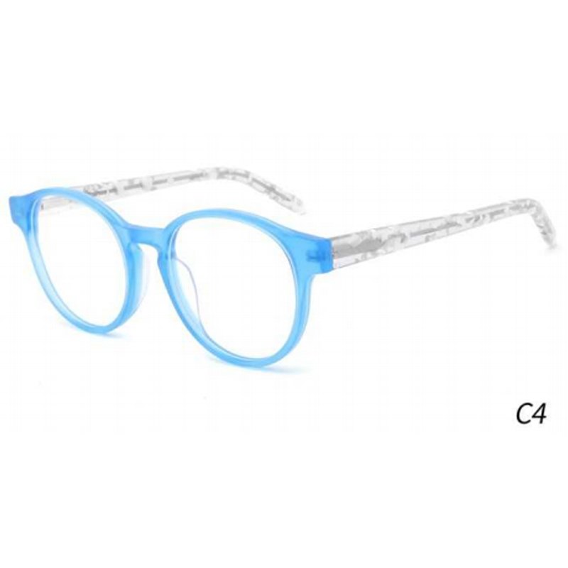 DILICN new Kids Acetate optical frame Interchangeable sun lenses FG1133 fashion style round frames