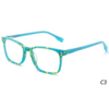 DILICN new Kids acetate fiber optical frame color Interchangeable sun lenses FG1093 fashion style rectangular frame