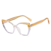 DILICN's new TR90 and CP optical frames are made in colorful colors, fashionable women's optical glasses, polygonal frames