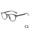 2024 New riveted oval frame HD AC reading glasses for men and women
