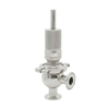 Sanitary Pressure Relief Overflow Valve with Tri-Clamp End