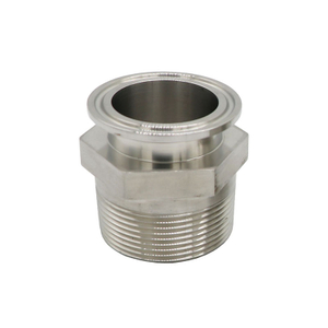Sanitary Male NPT to Tri Clamp Adapter