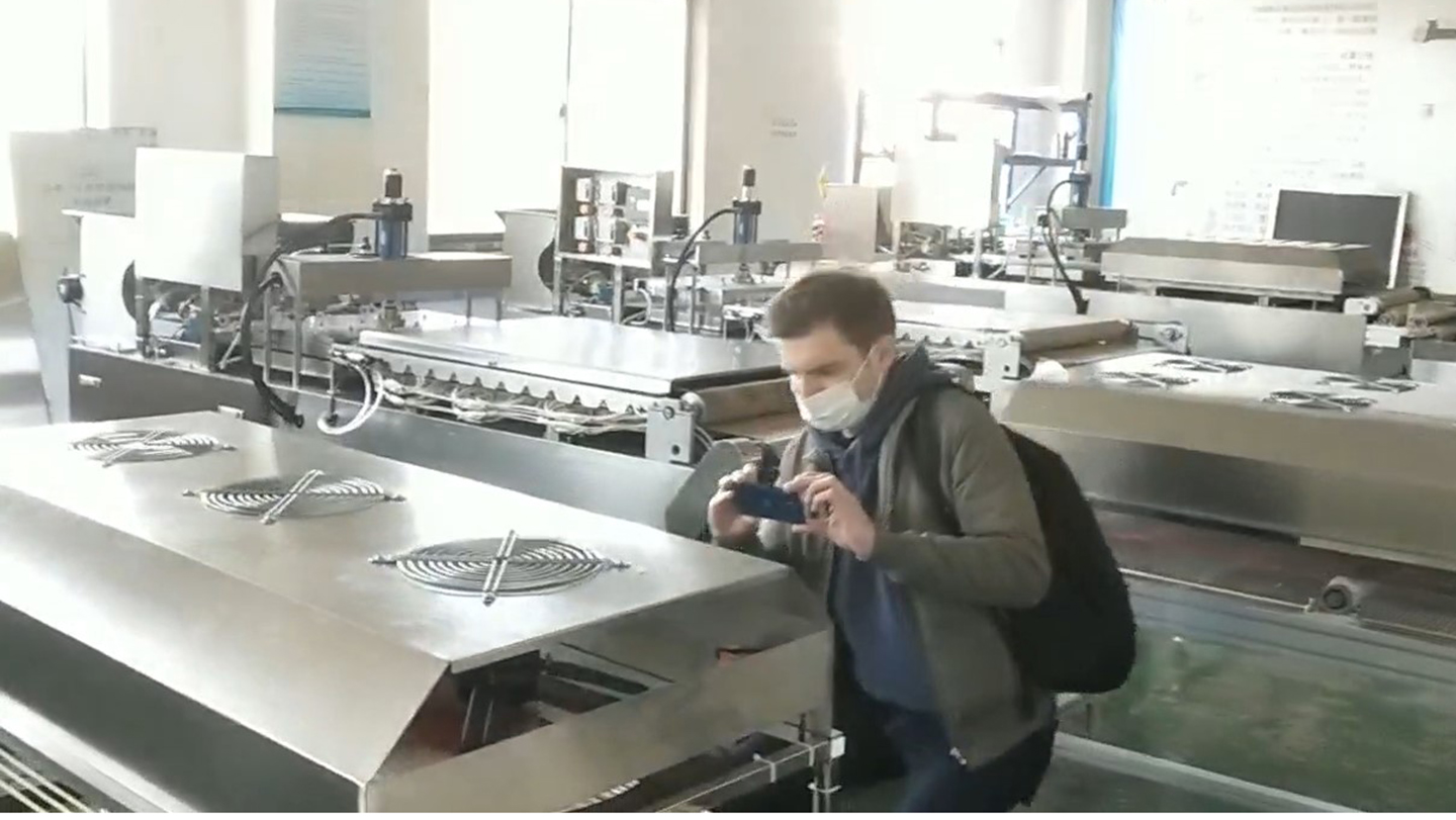 Automatic Tortilla making machine installed in Russia