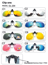 Polarized Clip On Sunglasses Men Women Near-Sighted Driving Night Vision Eyewear UV400 Cycling Fishing Glasses