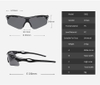 Sports Sunglasses Photochromic Lens UV400 Protection with 5 Lenses for Cycling Fishing Driving