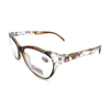 New Fashion Flower Reading Glasses Women Men Floral Pattern Eyeglasses Frame PC Presbyopic
