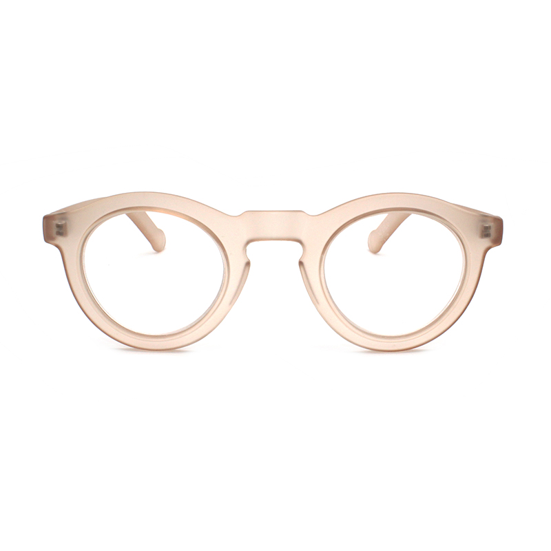 Fashion Presbyopia Customized Color Unisex Pink Round Wholesale Reading Glasses