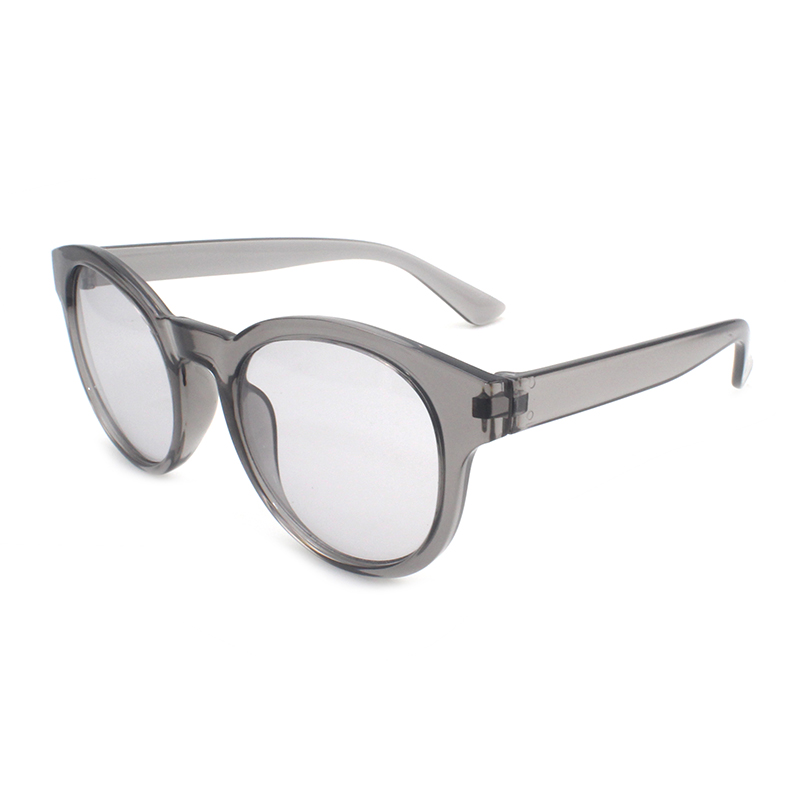 2022 Classic Fashion New Design Round Grey Jelly Colorful Men Women PC Sunglasses