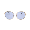 Fashion Round Oversized Round Stainless Steel Women's Metal Frame Polarized Sunglasses
