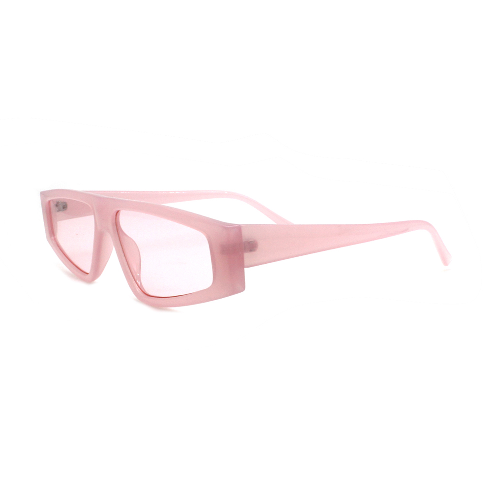 2021 New Fashion Trendy Colorful Polygon Ladies UV400 Shade PC Sunglasses