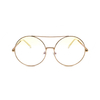 2020 UV400 Wholesale Vintage Classic Popular Double Bridge Round Metal Sunglasses