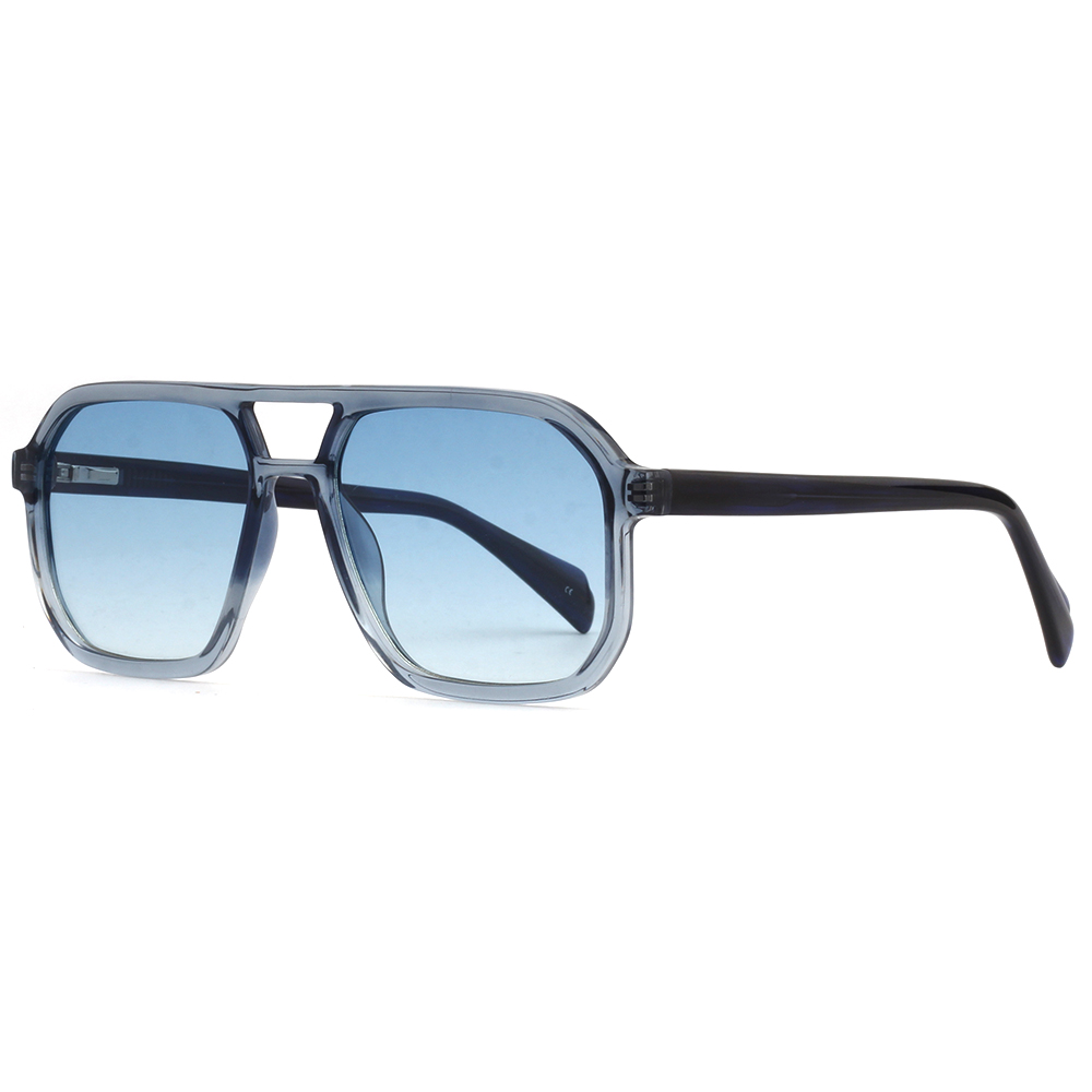 Wholesale Pilot Sunglasses Uv400 Big Frame Acetate Sunglasses For Men Women