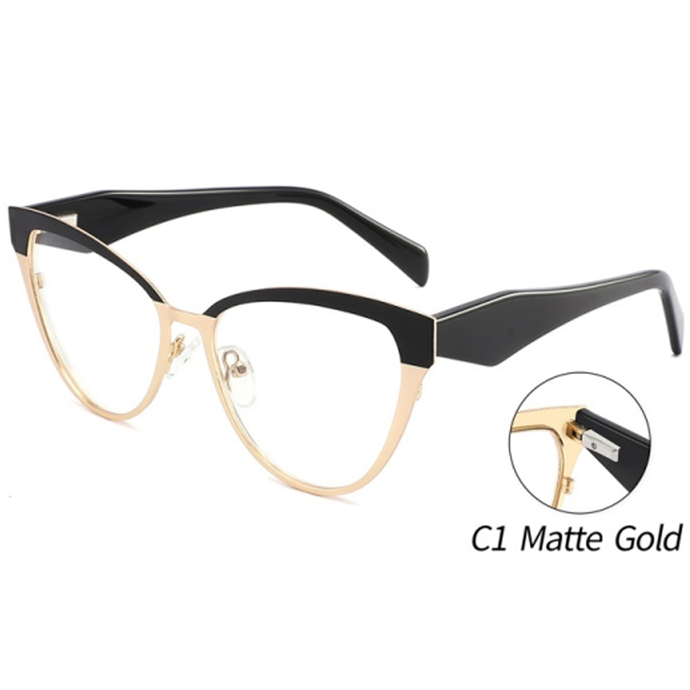 DILICN 2023 New Fashion Acetate Optical Frame Model YD1107 Cat eye frames Same style as Prada