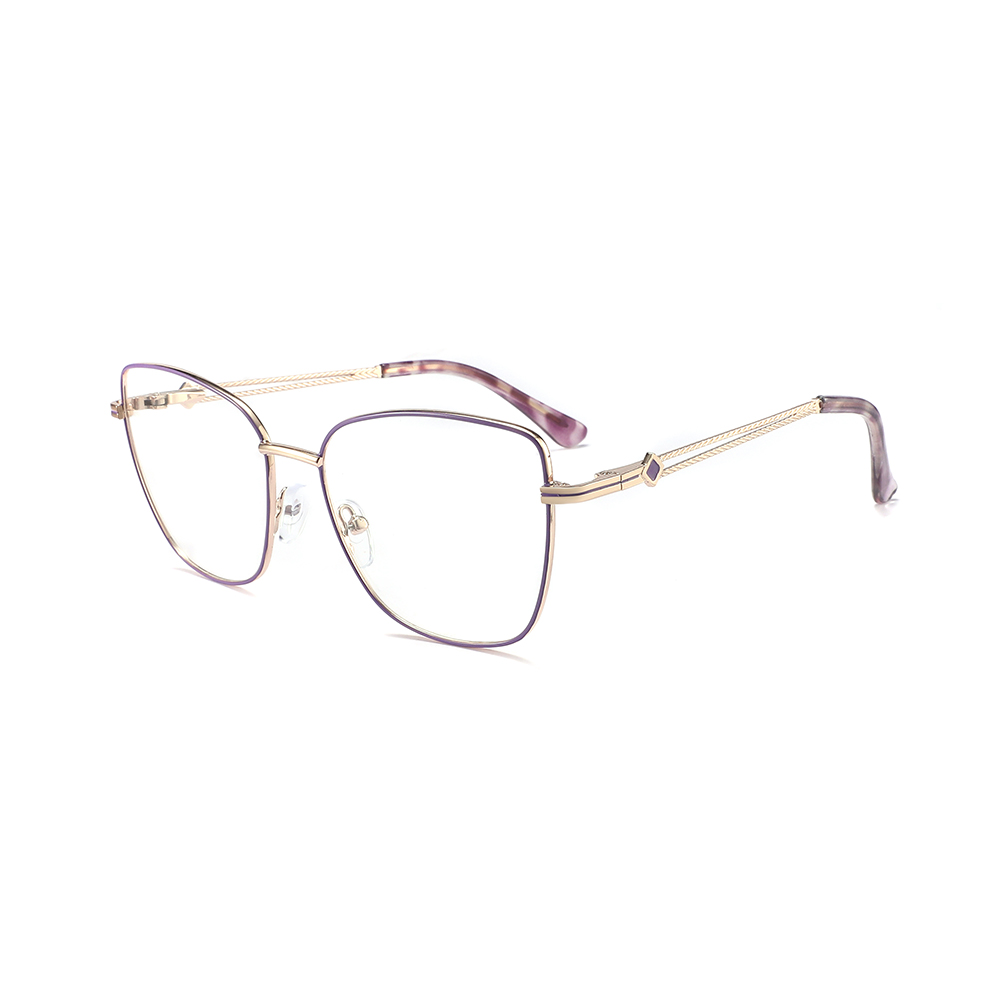 Women Optical Glasses Spectacle Trendy Eyewear Cat Eye Eyeglasses Metal Optical Frames