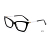 DILICN new acetate optical frame August colorful ladies cat-eye frame 360 ​​multi-hinge rotation design, hot new design