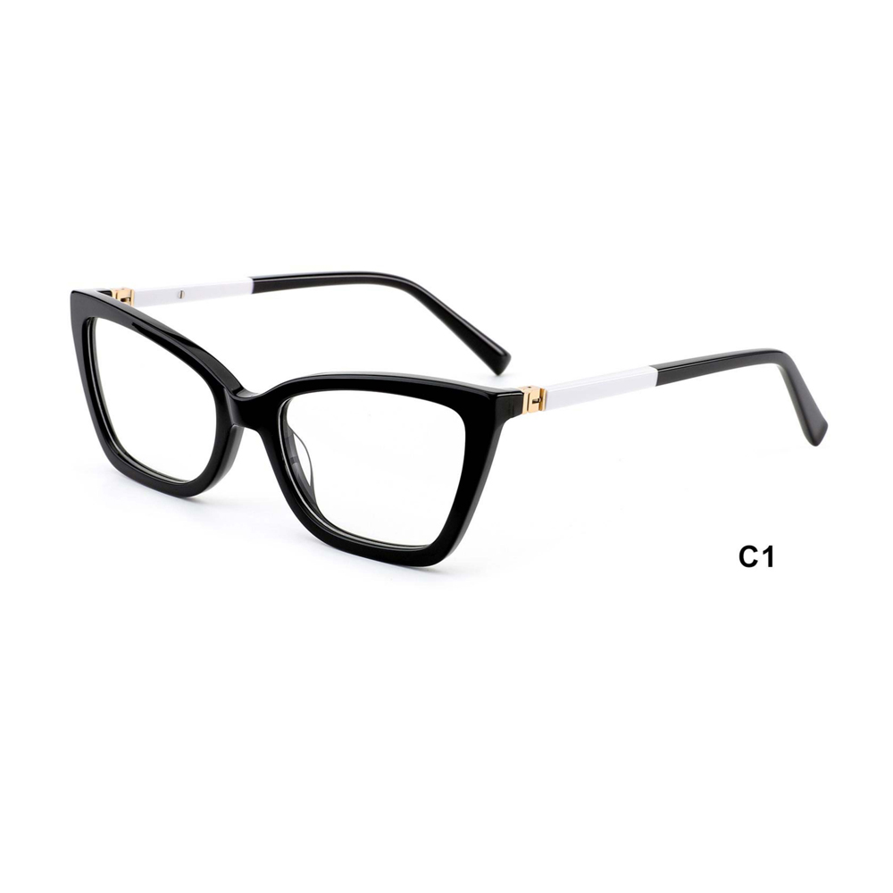 DILICN new acetate optical frame August colorful ladies cat-eye frame 360 ​​multi-hinge rotation design, hot new design