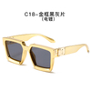Luxury Sun glasses Designer Oversize square frame sunglasses for men women