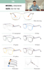 DILICN new TR90 optical frame unisex fashion glasses transparent rectangular fashion optical frames