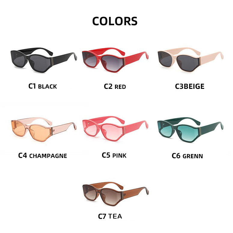 2024 Stylish High Quality Sunglasses with Curved Sides New Unisex Trending Fashion Glasses