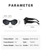 UV400 Protection Eyewear Sun Glasses Plastic New Design Street Style Y2K Shades Sunglasses