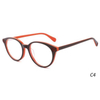 DILICN new Kids Acetate optical frame Interchangeable sun lenses FG1135 fashion style round frames bright color