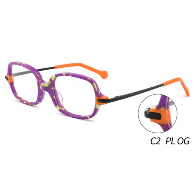 DILICN new Kids Mixed acetate and metal frame optical frame Interchangeable sun lenses FG1426 fashion style bright color
