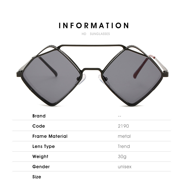 Vintage Eyewear 2024 Retro Square Metal Frame Steampunk Sunglasses Hollow-out Double Bridge frame sunglasses