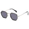 man classic luxury sunglasses high quality metal polygon sunglasses metal vintage frame for women