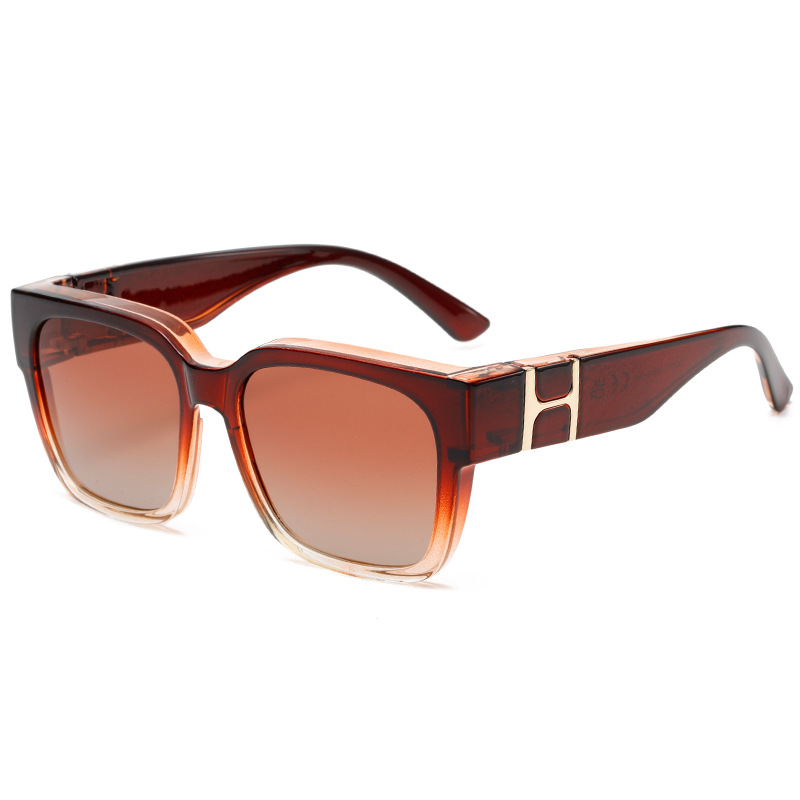 TR90 Polarized sunovers Square Clip on Sun Glasses For Eyewear Retro Fit over Sunglasses Men Women